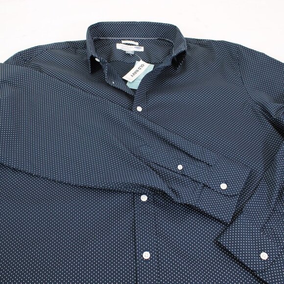 Old Navy Other - NWT Old Navy XXL Navy Blue White Polka Dot Button Down The Signature Shirt